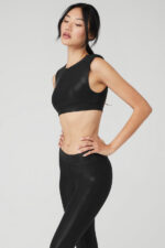 Super Shine Flash Bra – Black