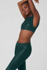 Super Shine Flash Bra – Midnight Green