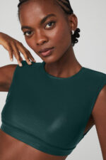 Super Shine Flash Bra – Midnight Green - Image 4