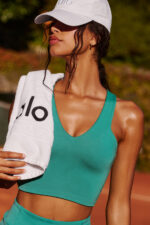 Real Bra Tank – Spruce Green