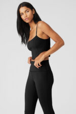 Soft Sculpt Bra Tank – Black - Image 2