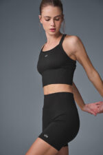 Seamless Ribbed Favorite Bra Tank – Black - Image 5