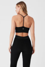Seamless Luxe Terry Cuddle Bra – Black - Image 3