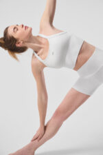 Seamless Ribbed Favorite Bra Tank – White - Image 2