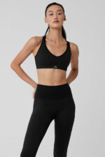 Seamless Ribbed Favorite Bra – Black - Image 5