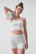 Seamless Ribbed Favorite Bra Tank – White - Image 3