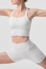 Seamless Ribbed Favorite Bra Tank – White - Image 4