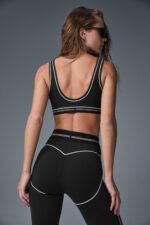 Airbrush Heart Throb Bra – Black/White