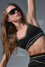 Airbrush Heart Throb Bra – Black/White - Image 5