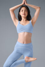 Airbrush Heart Throb Bra – Seashell Blue/White - Image 3