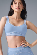 Airbrush Heart Throb Bra – Seashell Blue/White - Image 2