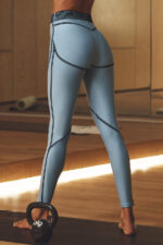 Airlift Mesh Line Up High-Waist Legging – Celestial Blue - Image 3