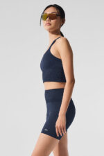 Seamless Ribbed Favorite Bra Tank – Navy