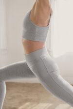 Alosoft Head Start Bra – Athletic Heather Grey - Image 5