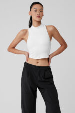 Alosoft Top That Bra Tank – White - Image 3