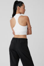 Alosoft Top That Bra Tank – White - Image 4
