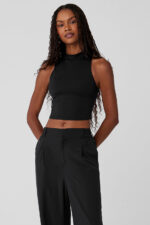 Alosoft Top That Bra Tank – Black - Image 2