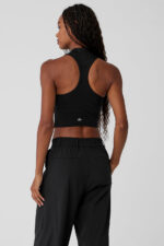 Alosoft Top That Bra Tank – Black