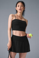 Doubles Only Bra Tank – Black