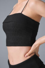 Doubles Only Bra Tank – Black - Image 5