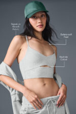 Alosoft Highlight Bra – Athletic Heather Grey - Image 5