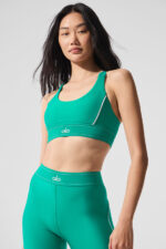 Airlift Suit Up Bra – Spruce Green/White