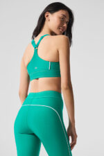 Airlift Suit Up Bra – Spruce Green/White - Image 4