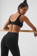 Alosoft Center Stage Bra – Black - Image 5