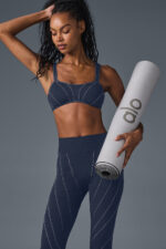 Alosoft Sunray Bra – Navy/Ivory - Image 4