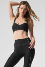 Airlift Redefine Bra – Black/White - Image 4