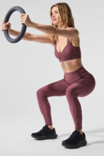 Airlift Redefine Bra – Burgundy Truffle/Black - Image 4