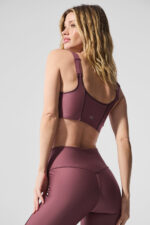 Airlift Redefine Bra – Burgundy Truffle/Black - Image 5