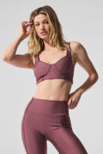 Airlift Redefine Bra – Burgundy Truffle/Black