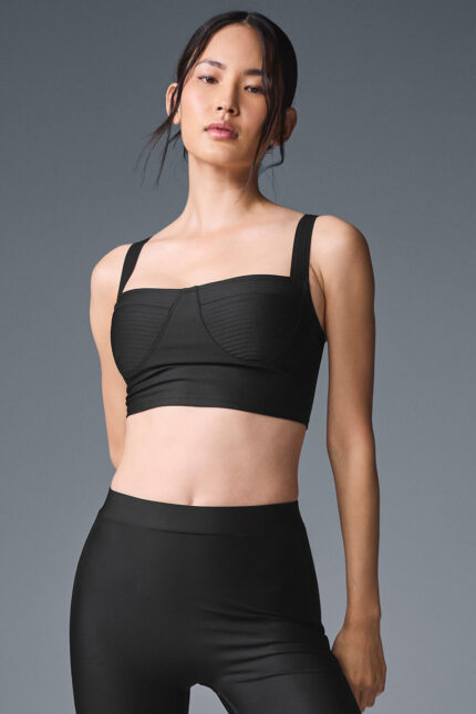 Airlift Turn It Up Bra Tank – Black