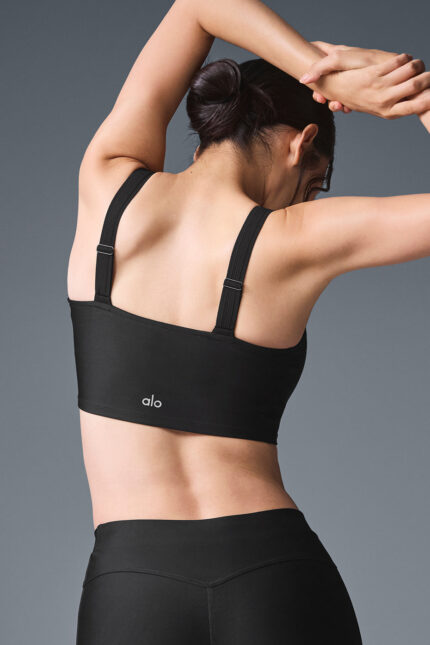 Airlift Turn It Up Bra Tank – Black