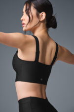 Airlift Turn It Up Bra Tank – Black - Image 4