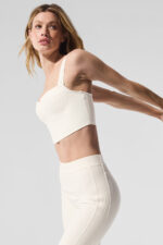 Airlift Turn It Up Bra Tank – Ivory - Image 4