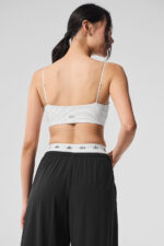 Micro Plisse Game On Bra – White - Image 2