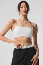 Micro Plisse Game On Bra – White - Image 4