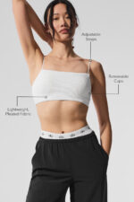 Micro Plisse Game On Bra – White - Image 3