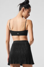 Micro Plisse Game On Bra – Black - Image 3