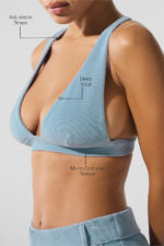 Micro Corduroy Dreamer Bra – Celestial Blue - Image 2