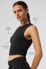 Sway Bra Tank – Black - Image 3