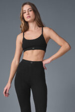 Pointelle Sweater Be Mine Bra – Black - Image 3