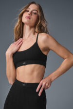 Pointelle Sweater Be Mine Bra – Black - Image 5