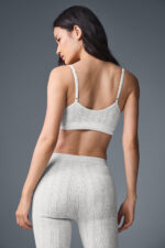Pointelle Sweater Be Mine Bra – Light Grey Heather - Image 2
