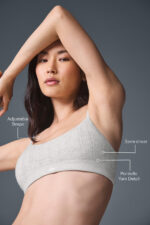 Pointelle Sweater Be Mine Bra – Light Grey Heather - Image 5