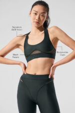 Airlift Rebel Bra – Charcoal Green - Image 5