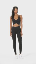 High-Waist Cargo Legging – Anthracite - Image 3