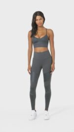 High-Waist Moto Legging – Anthracite/Anthracite Glossy - Image 5